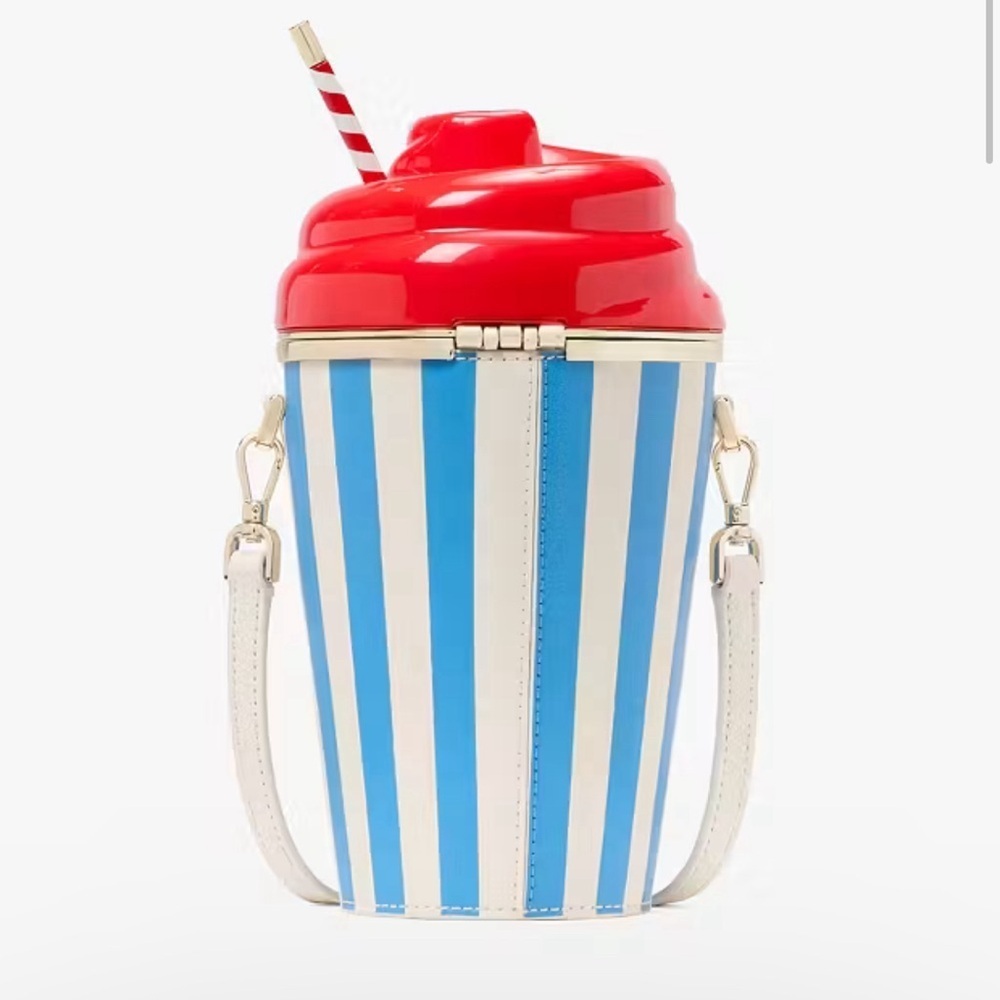 Kate Spade Red and Blue Slushie Crossbody Bag 3d - Picture 5 of 10
